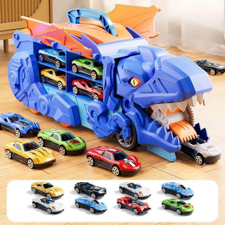 Pull Back Action Dinosaur Toy Truck for Kids - Fun & Interactive Play Vehicle