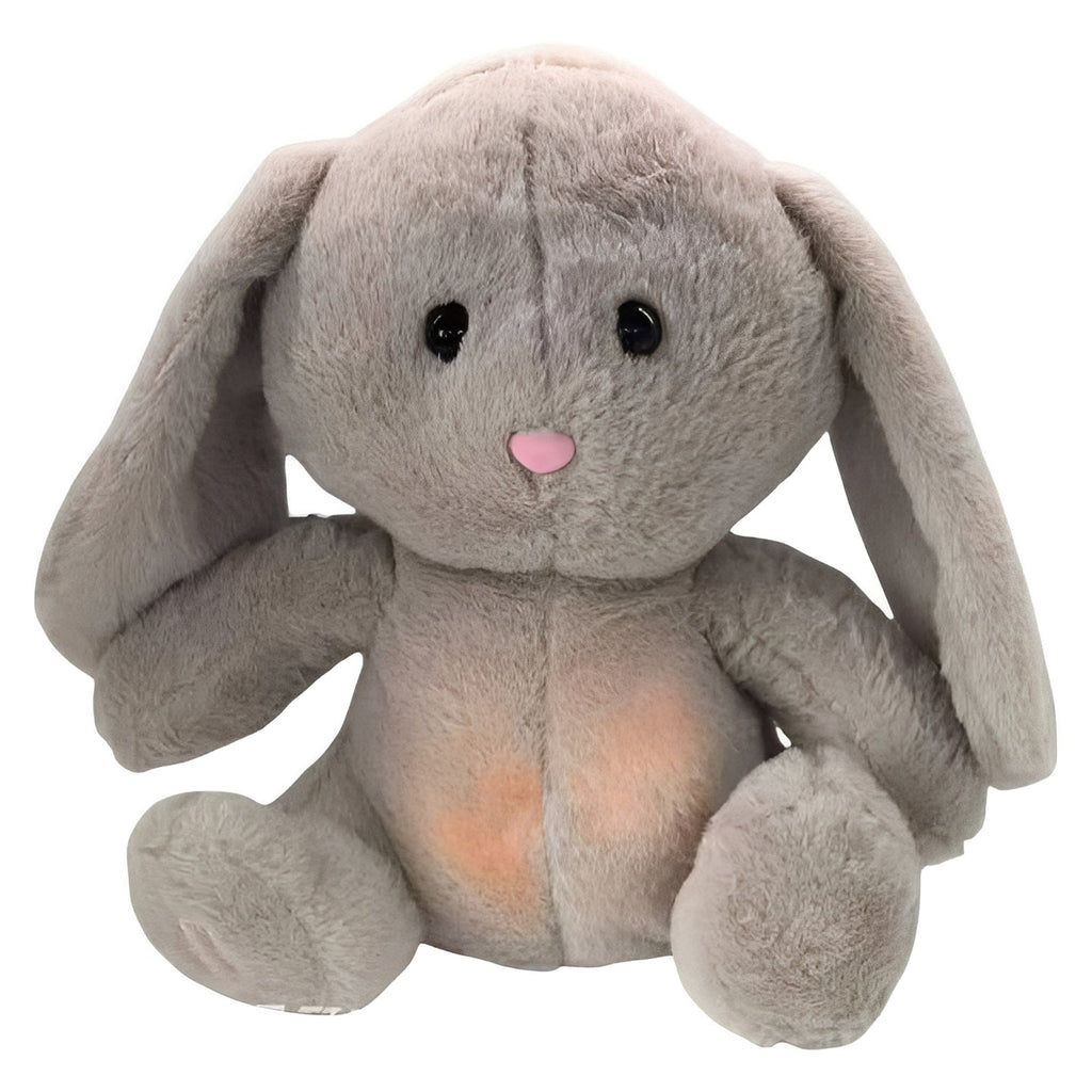 Breathing Motion Stuffed Animal Bunny - Realistic Cuddly Plush Toy for Kids