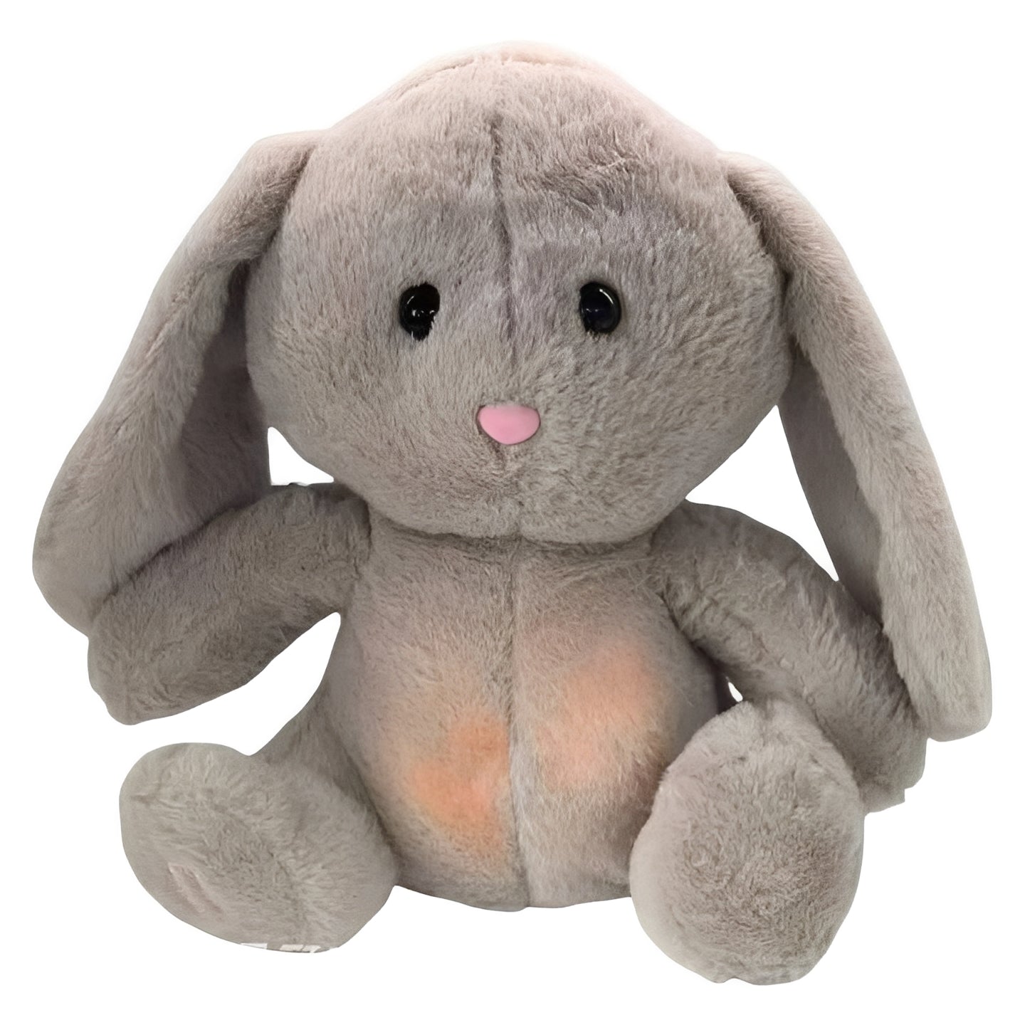 Breathing Motion Stuffed Animal Bunny - Realistic Cuddly Plush Toy for Kids