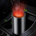 Portable Car Cup Holder Heater & Air Blower - 2-in-1 Vehicle Heater & Fan for Instant Warmth and Cooling
