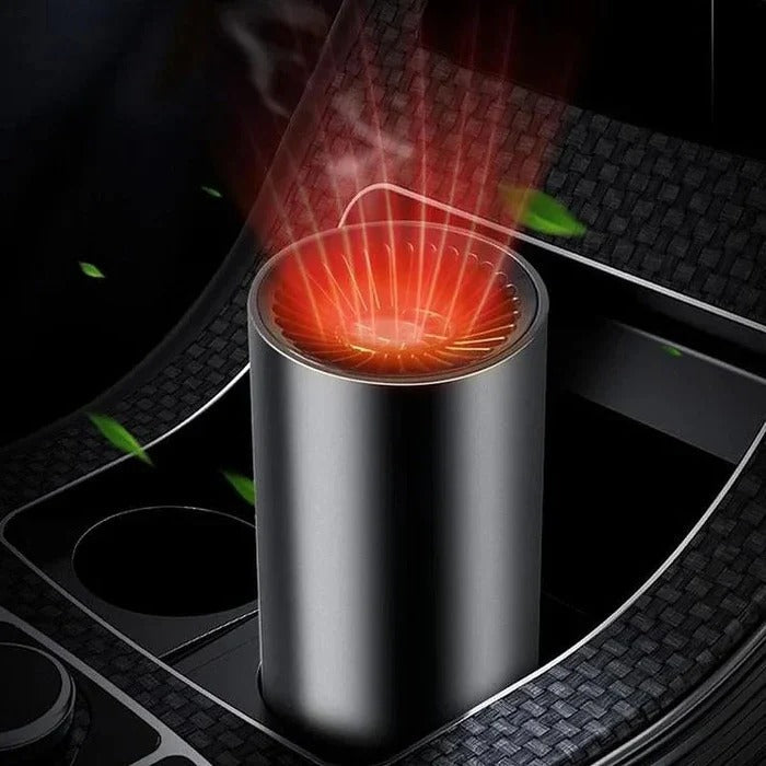 Portable Car Cup Holder Heater & Air Blower - 2-in-1 Vehicle Heater & Fan for Instant Warmth and Cooling