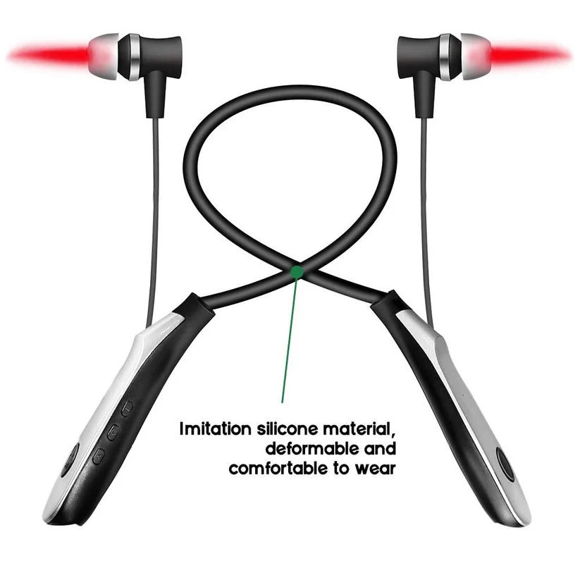 Rechargeable 650nm Red Light Therapy Device with Dual Ear & Nasal Probes for Pain Relief and Wellness