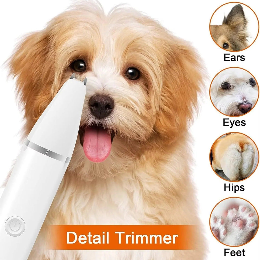 Cordless Pet Grooming Kit - Professional Clipper & Nail Grinder for Dogs and Cats | Quiet, Rechargeable & Easy to Use