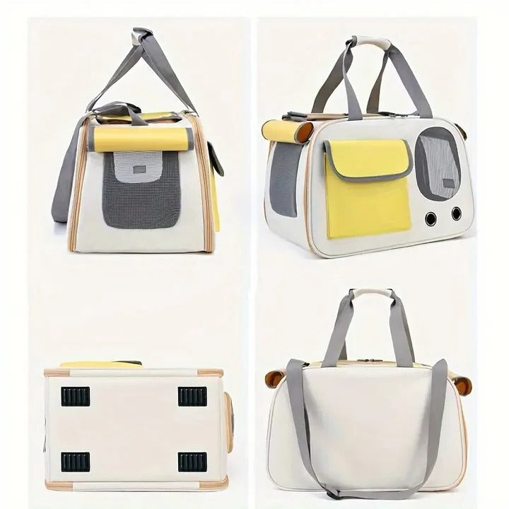 Premium Pet Carrier for Cats & Small Dogs - Airline Approved Travel Bag with Comfortable Design