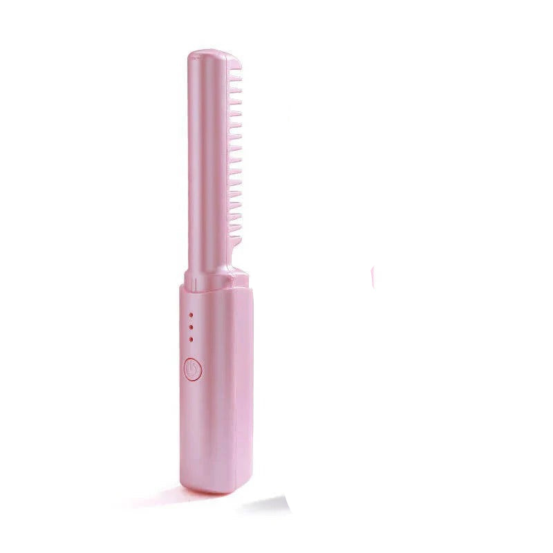 Cordless Ceramic Hair Styling Brush with Frizz Control - Ionic Technology for Smooth, Sleek Hair