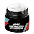 2-Pack Car Headlight Restoration Kit - Yellowing Removal Paste & Sponge for Clear, Bright Headlights