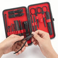 24-Piece Stainless Steel Manicure & Pedicure Nail Clipper Set with Travel Wallet - Premium Quality Grooming Kit