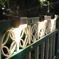 Set of 4 Outdoor Solar Powered Deck Lights - Waterproof, Energy-Efficient LED Garden Lighting for Patios, Walkways, and Decks