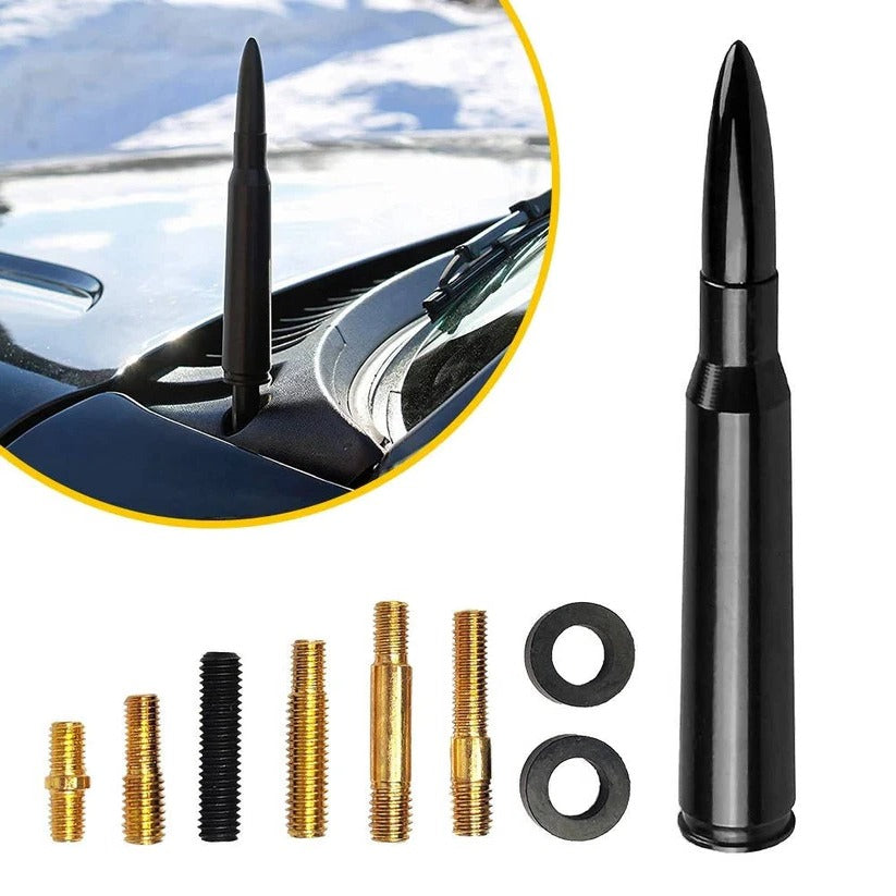 Universal Car Radio Antenna Replacement Kit - Includes Rubber Seals & 8 Thread Adapters for Easy Installation