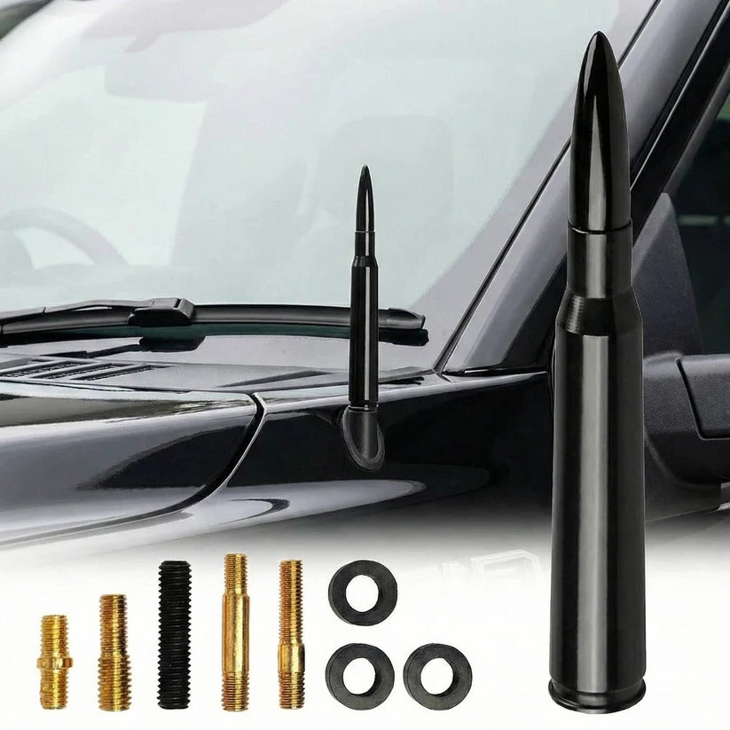 Universal Car Radio Antenna Replacement Kit - Includes Rubber Seals & 8 Thread Adapters for Easy Installation