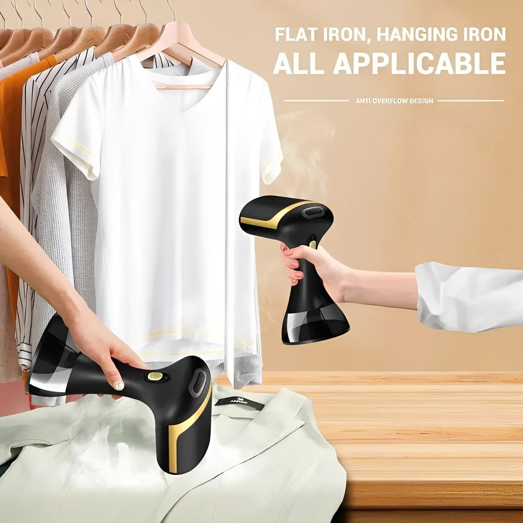 Portable Garment Steamer - Efficient Wrinkle Remover for Clothes, Travel-Friendly Design