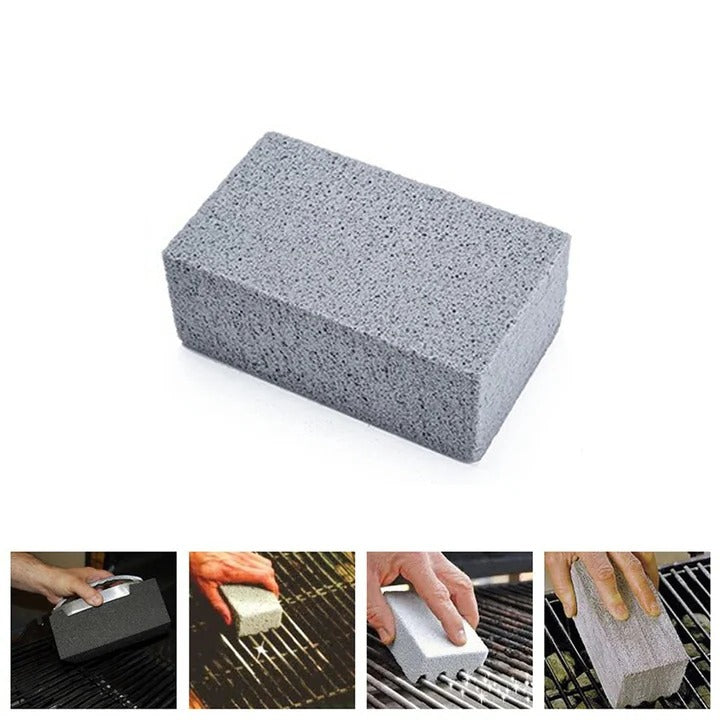 Set of 5 BBQ Grill Cleaning Bricks - Pumice Stone Scrubber for Effortless Grill Maintenance
