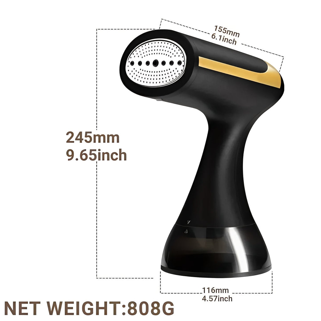 Portable Garment Steamer - Efficient Wrinkle Remover for Clothes, Travel-Friendly Design