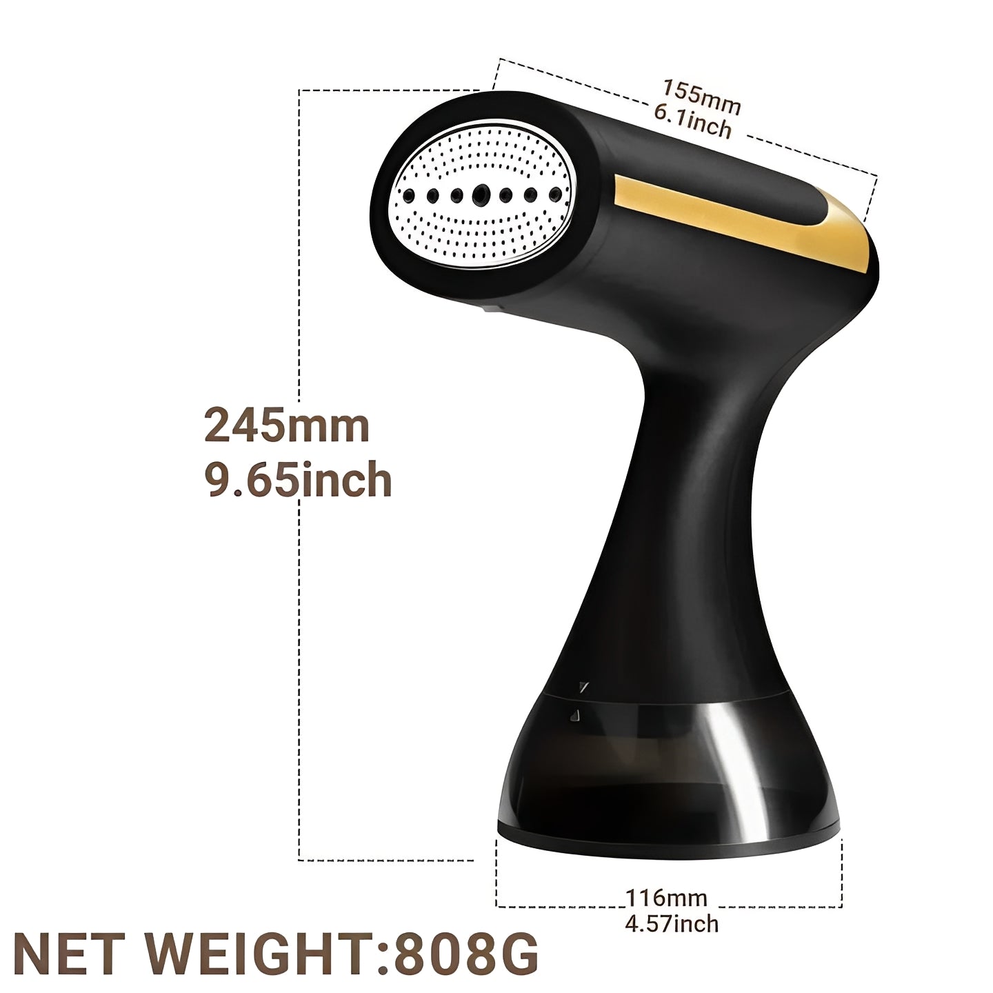 Portable Garment Steamer - Efficient Wrinkle Remover for Clothes, Travel-Friendly Design