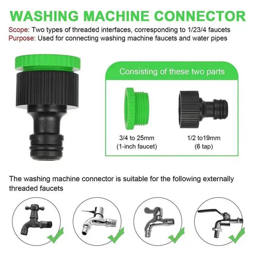 Durable Flexible Expandable Garden Hose - Multi-Layer Core, Lightweight & Kink-Resistant