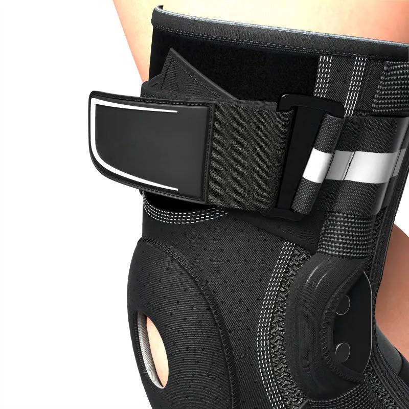 Premium Knee Compression Sleeve with Lateral Stabilizers - Ideal for Running, Basketball, and Sports Support
