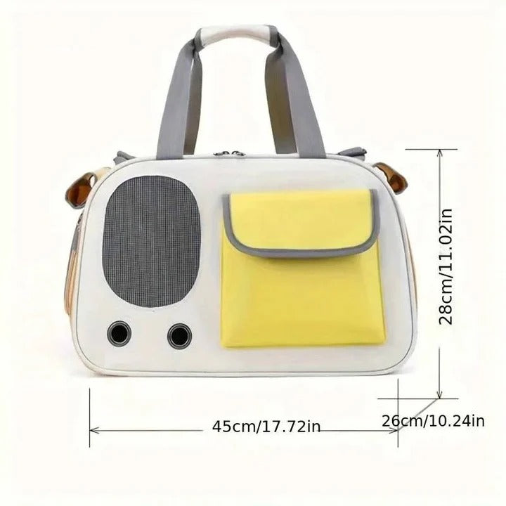 Premium Pet Carrier for Cats & Small Dogs - Airline Approved Travel Bag with Comfortable Design