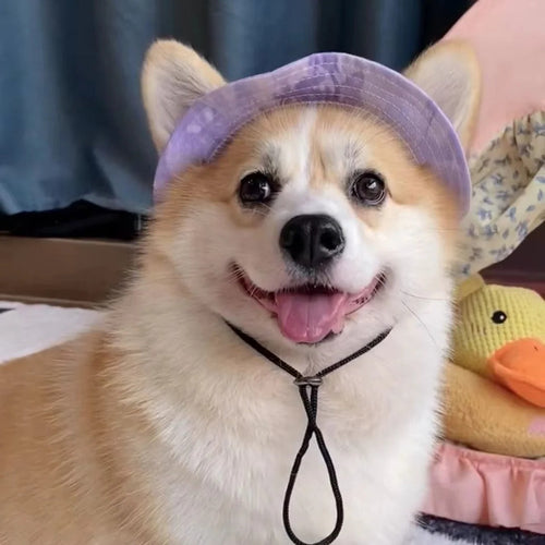 Adjustable Pet Sun Hat with UV Protection - Perfect for Dogs & Cats