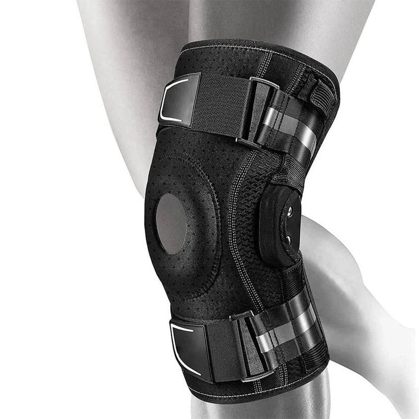Premium Knee Compression Sleeve with Lateral Stabilizers - Ideal for Running, Basketball, and Sports Support