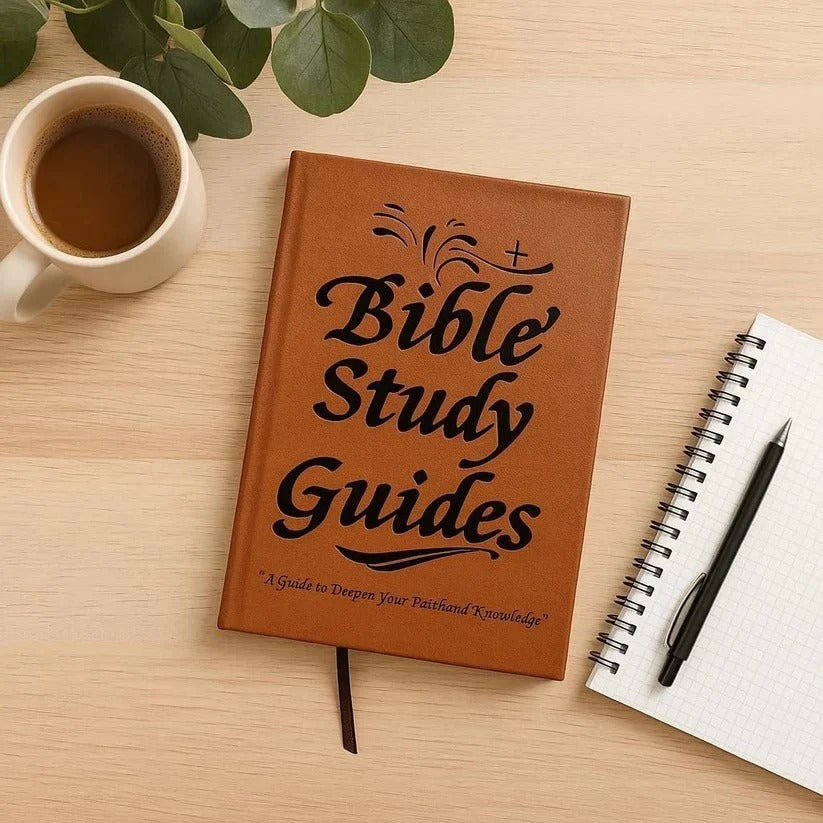Guided Scripture Study Journal & 66-Page Daily Devotional Workbook for Spiritual Growth