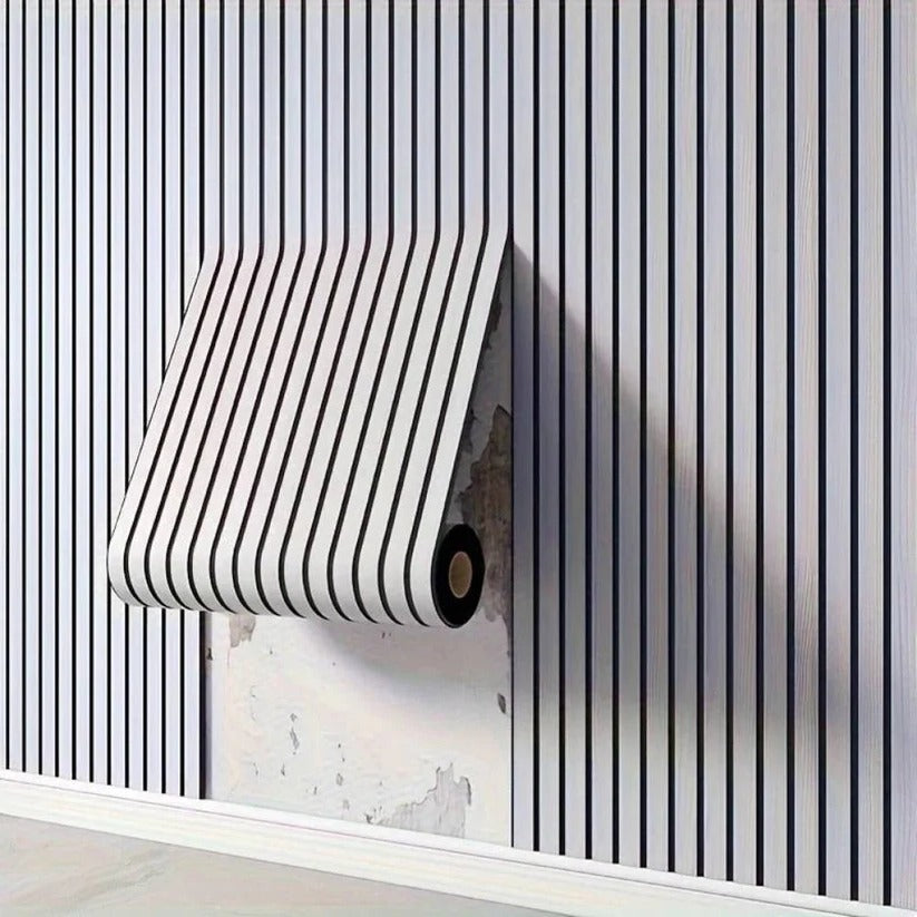 Textured Wood Grain Peel and Stick 3D PVC Wall Panels - Easy Installation, Stylish Home Decor