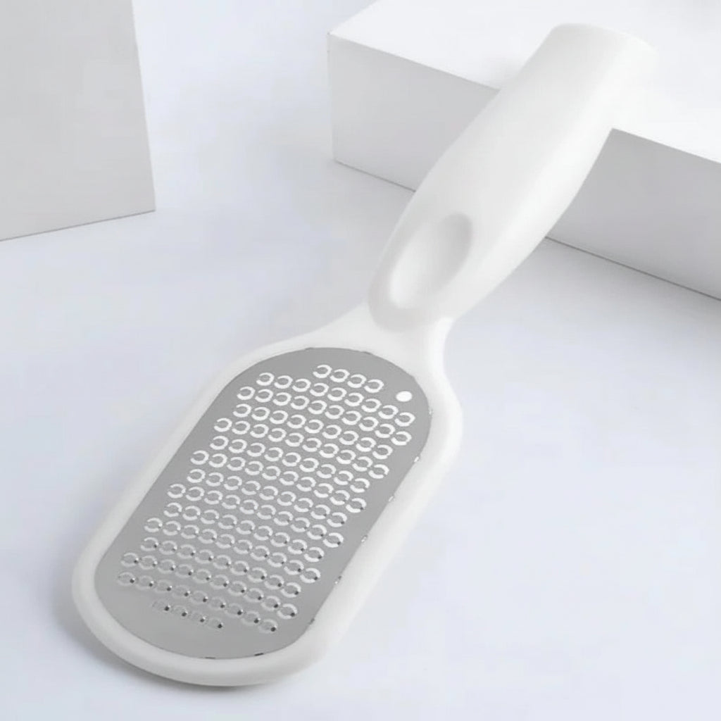 Premium Stainless Steel Foot Rasp - Dual-Sided Coarse & Fine Grater for Ultimate Foot Care & Smooth Skin