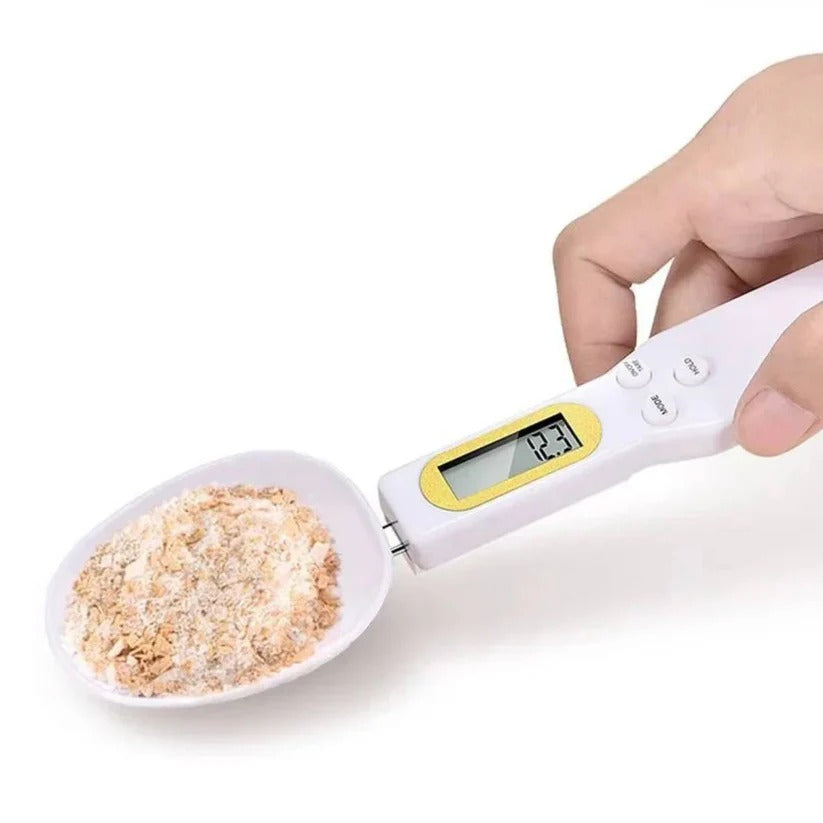 Precision Electronic Kitchen Spoon Scale with LCD Display - Accurate Measurements for Cooking & Baking