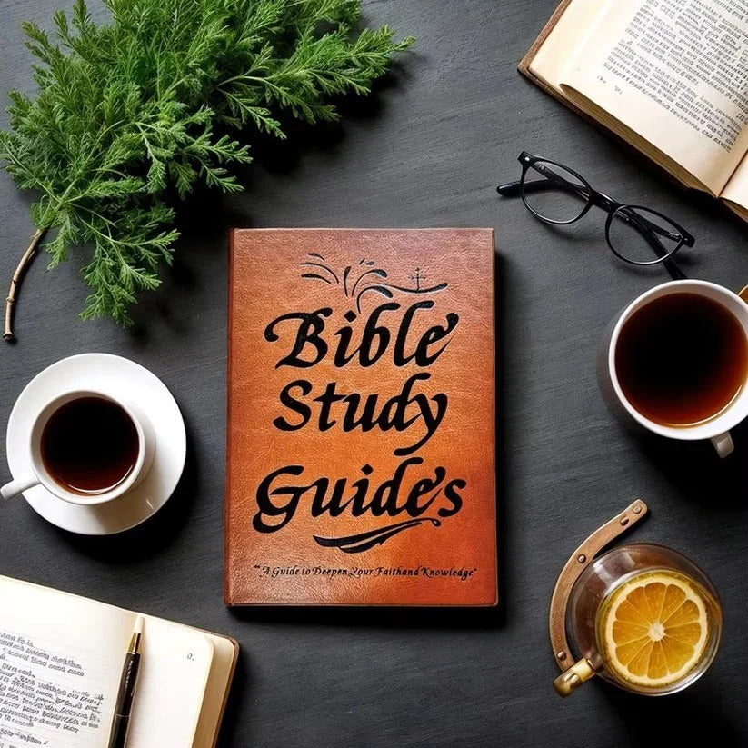 Guided Scripture Study Journal & 66-Page Daily Devotional Workbook for Spiritual Growth