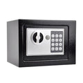 Compact Digital Safe with Keypad Lock, Backup Keys & LED Light - Secure Storage Solution