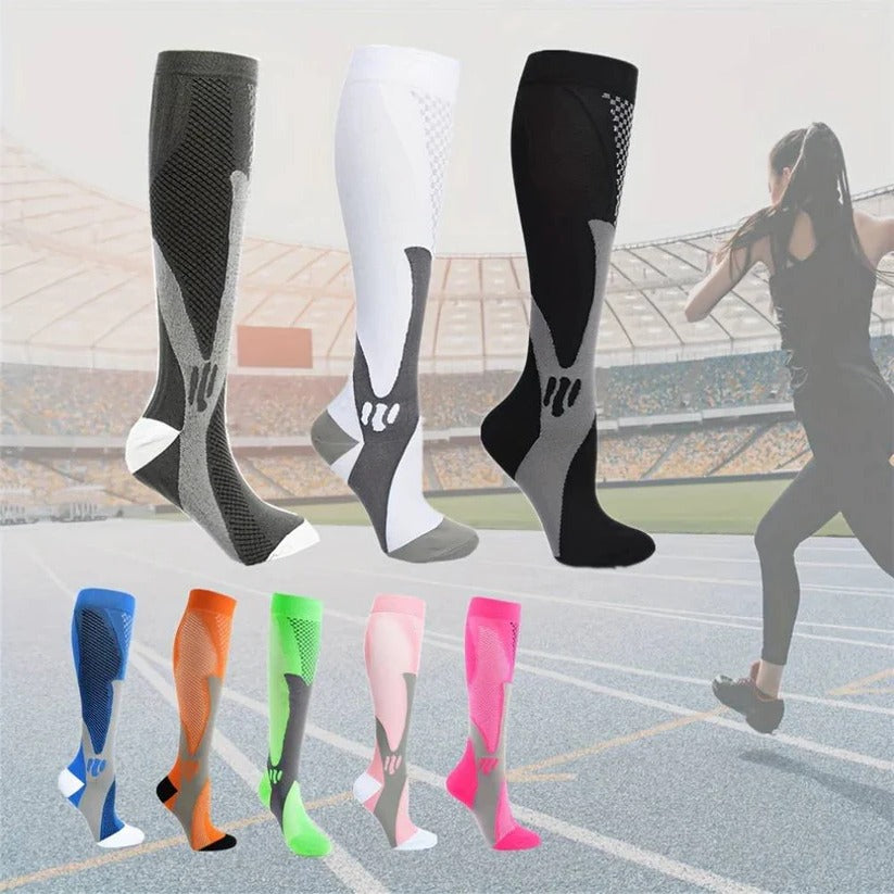 Women's Breathable Compression Socks - Ultimate Support for Running & Sports Recovery