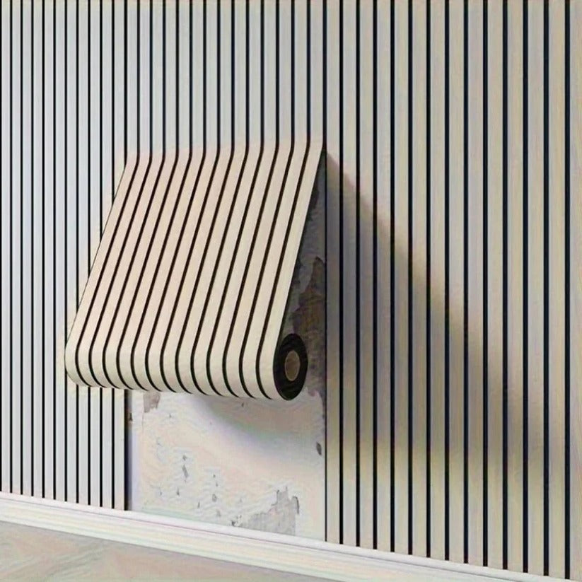 Textured Wood Grain Peel and Stick 3D PVC Wall Panels - Easy Installation, Stylish Home Decor