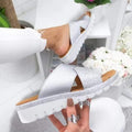 Comfortable Flat Slip-On Summer Sandals with Wide Toe Box & Open Toe Design – Perfect for Warm Weather