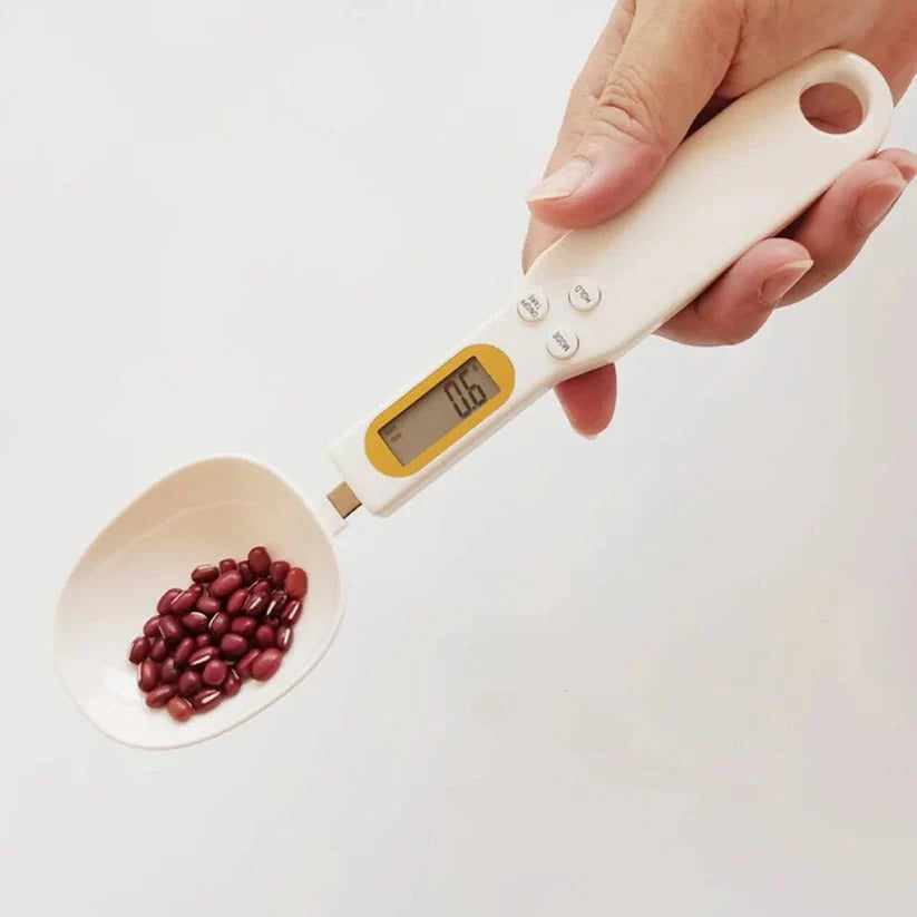 Precision Electronic Kitchen Spoon Scale with LCD Display - Accurate Measurements for Cooking & Baking