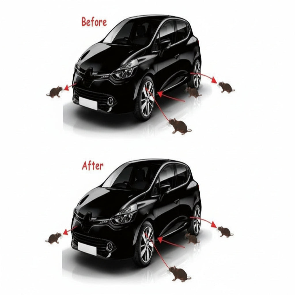 12V Ultrasonic Rodent Deterrent Device for Vehicles - Effective Pest Control Solution