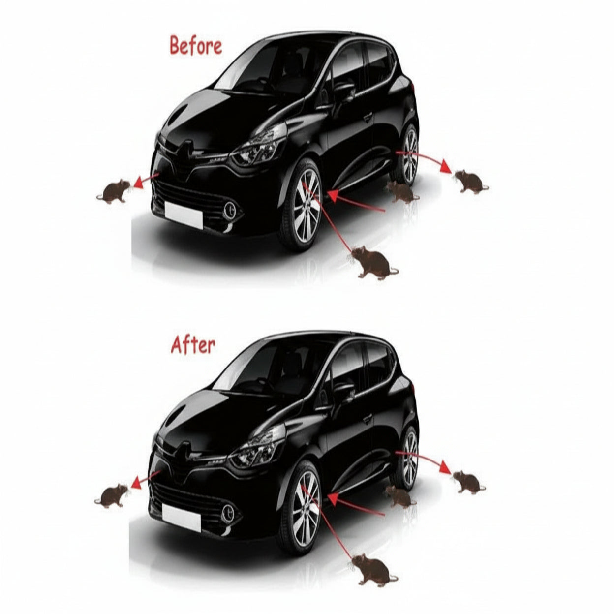 12V Ultrasonic Rodent Deterrent Device for Vehicles - Effective Pest Control Solution