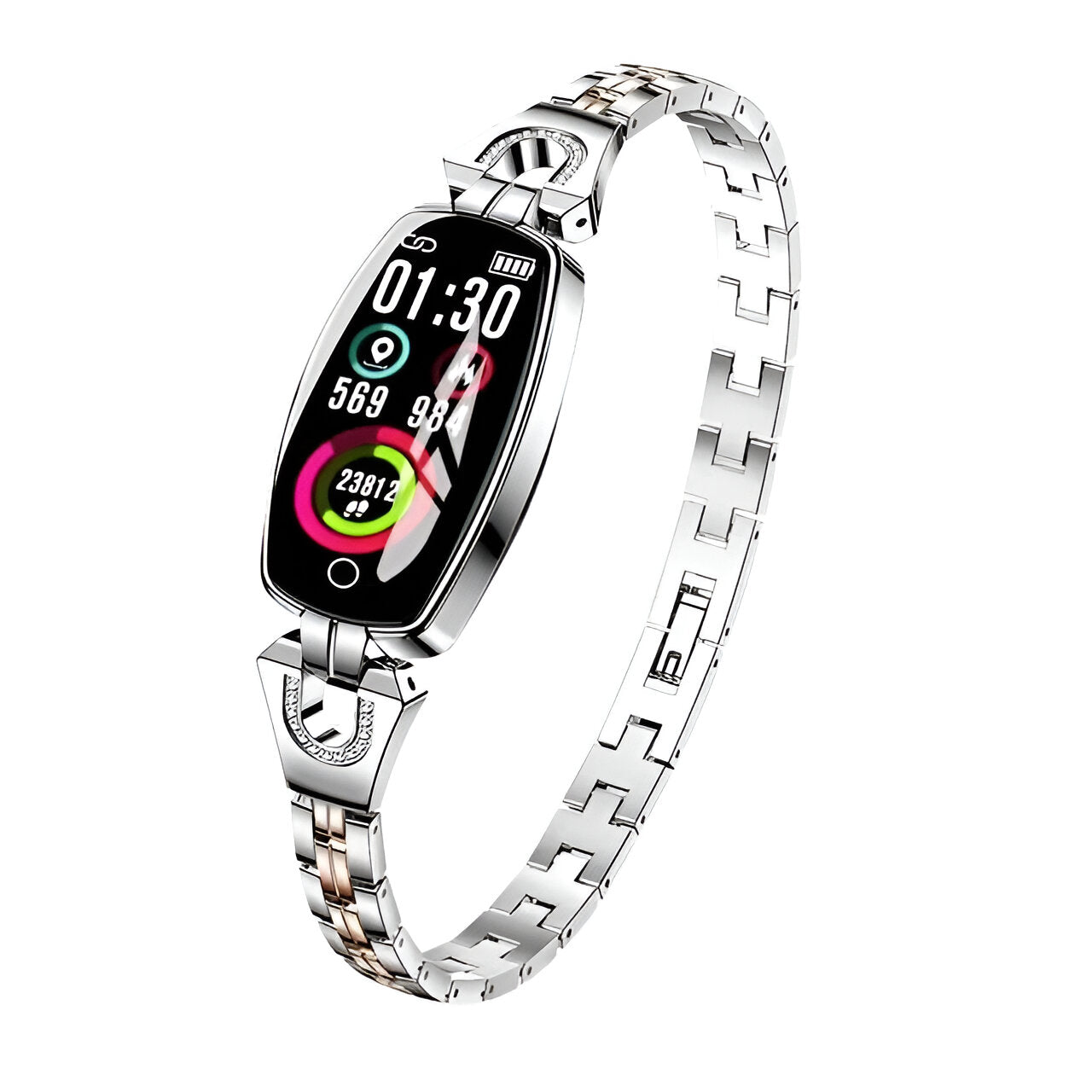 Women's Smart Fitness Tracker with Heart Rate Monitoring, Activity Tracking & Sleep Analysis