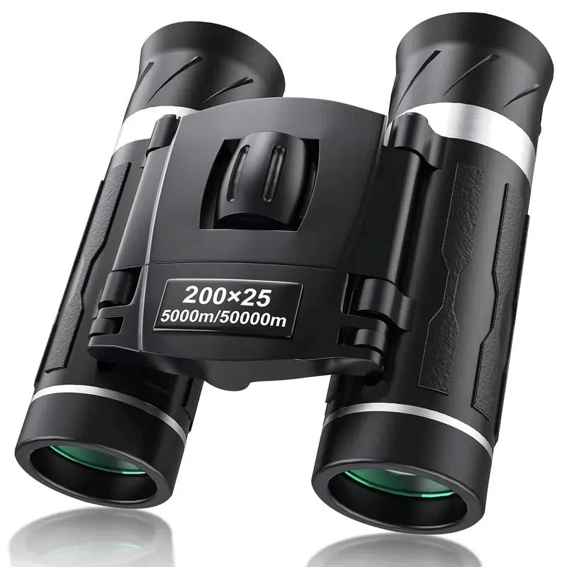 Compact Waterproof 25mm Binoculars with FMC Lens - Perfect for Travel & Outdoor Adventures