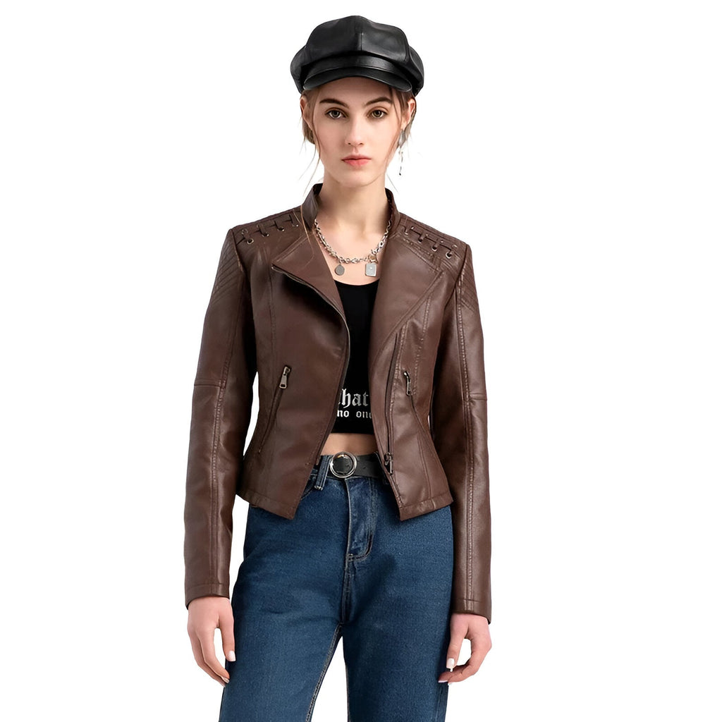 Women's Elegant Vintage-Inspired Jacket - Classic Retro Style Outerwear for Chic Fashion