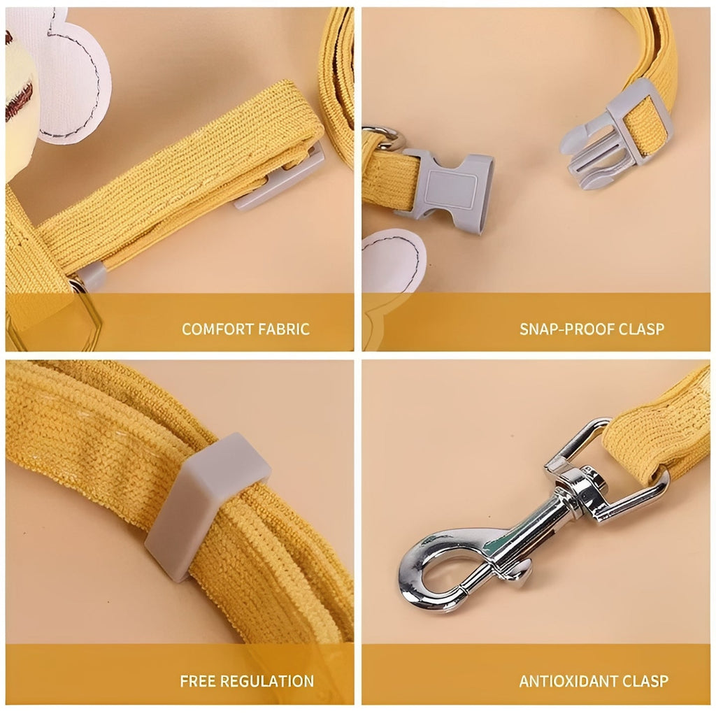 Adjustable Cat Harness and Collar Set - Comfortable & Secure Fit for Cats - Perfect for Walking & Outdoor Adventures