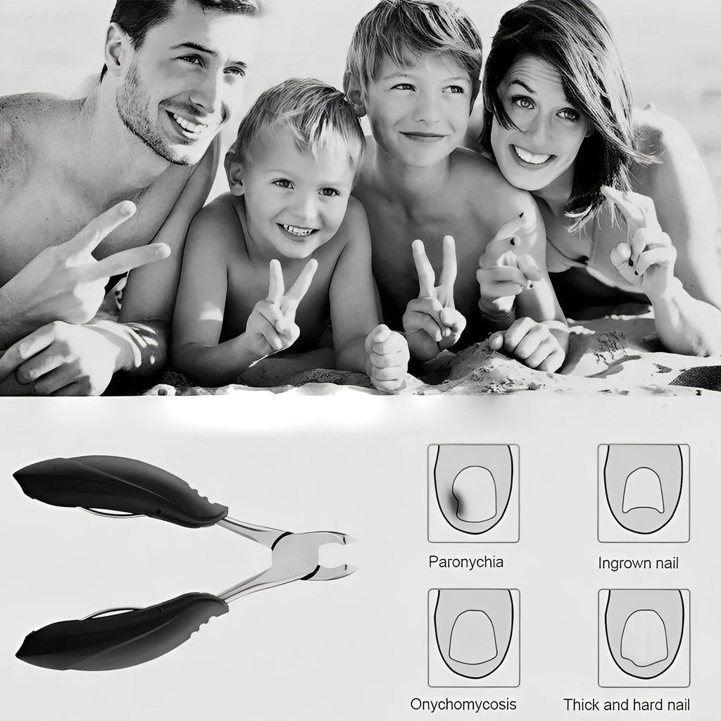 Professional Toenail Clipper for Thick Nails - Ergonomic Curved Blade Design for Precision Cutting