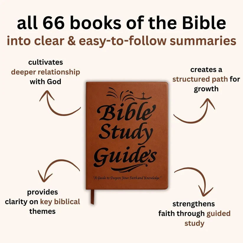 Guided Scripture Study Journal & 66-Page Daily Devotional Workbook for Spiritual Growth