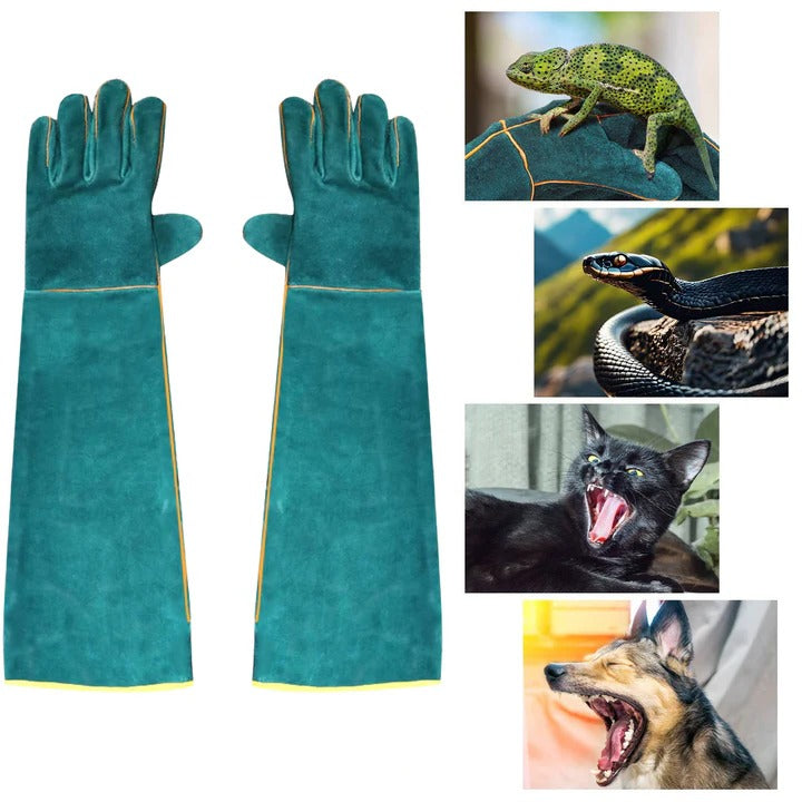 Bite-Resistant Protective Gloves for Safe Animal Handling - Durable & Comfortable
