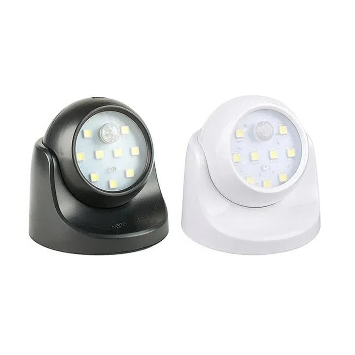 360° Rotating Motion Sensor LED Spotlight - Adjustable Brightness & Energy-Efficient Lighting