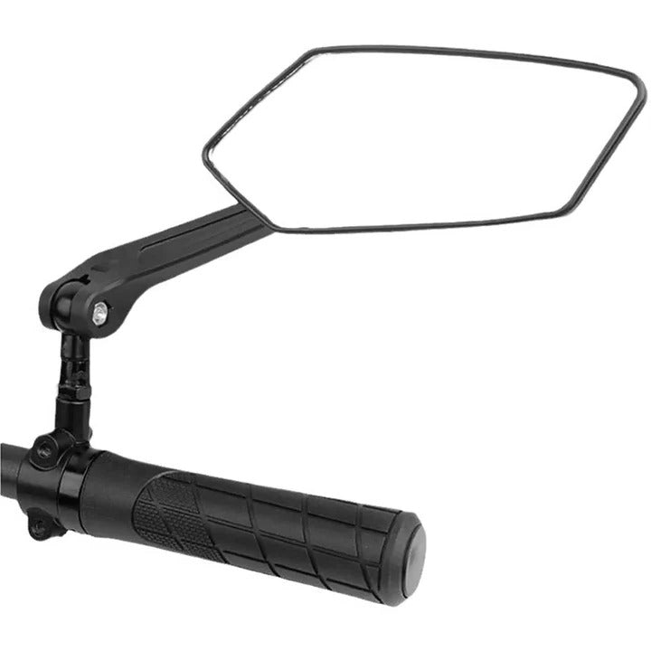 2-Pack Bicycle Handlebar Mirrors with 360° Swivel Rotation - Adjustable Rear View for Safe Cycling