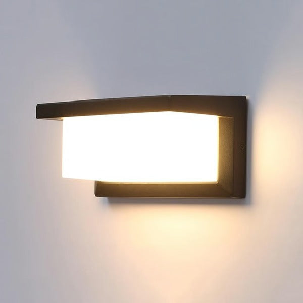 Modern Wall Mounted LED Outdoor Light - Energy Efficient, Weatherproof, Stylish Design for Patios & Entryways