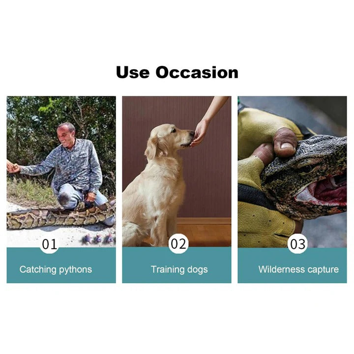 Bite-Resistant Protective Gloves for Safe Animal Handling - Durable & Comfortable