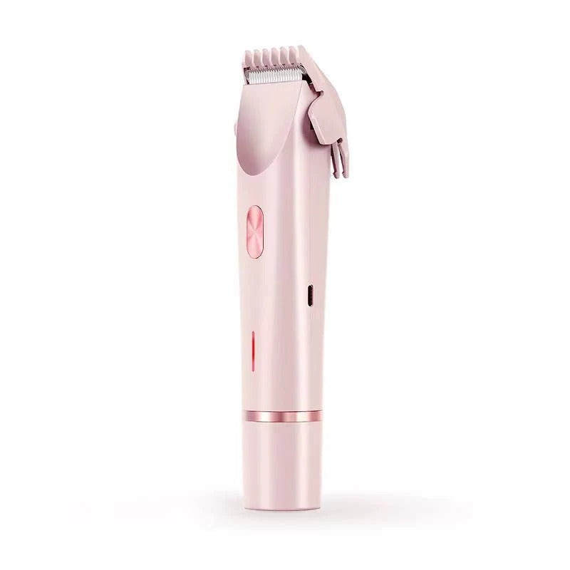 IPX7 Waterproof Women's Dual Head Body Trimmer - Rechargeable & Ergonomic Design for Effortless Grooming