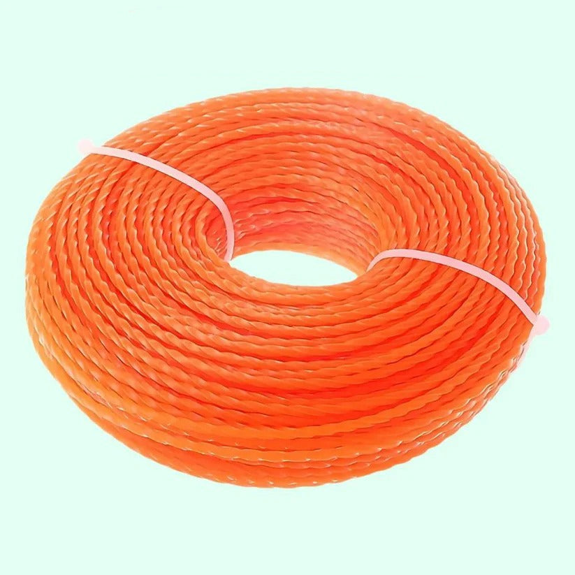 Durable Twisted Nylon Trimmer Line for Efficient Garden & Lawn Maintenance - Heavy-Duty Weed Eater String