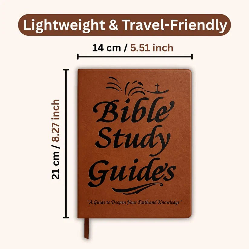 Guided Scripture Study Journal & 66-Page Daily Devotional Workbook for Spiritual Growth