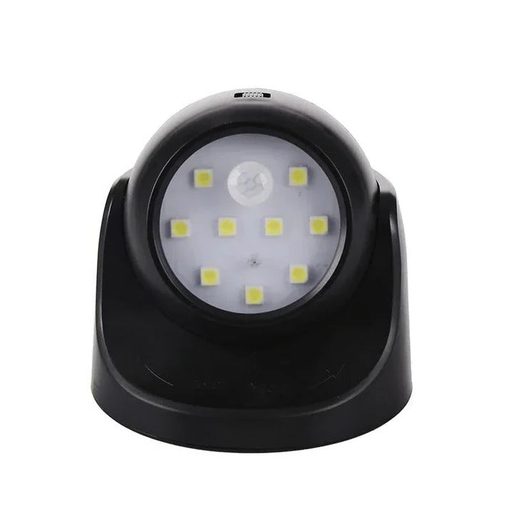 360° Rotating Motion Sensor LED Spotlight - Adjustable Brightness & Energy-Efficient Lighting